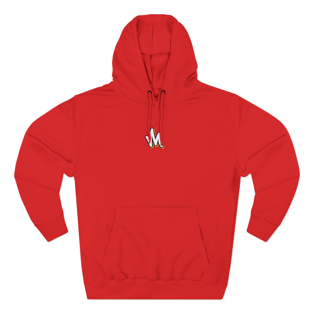 Minimal Monogram Hoodie —  Fleece Pullover with Mizzi Logo