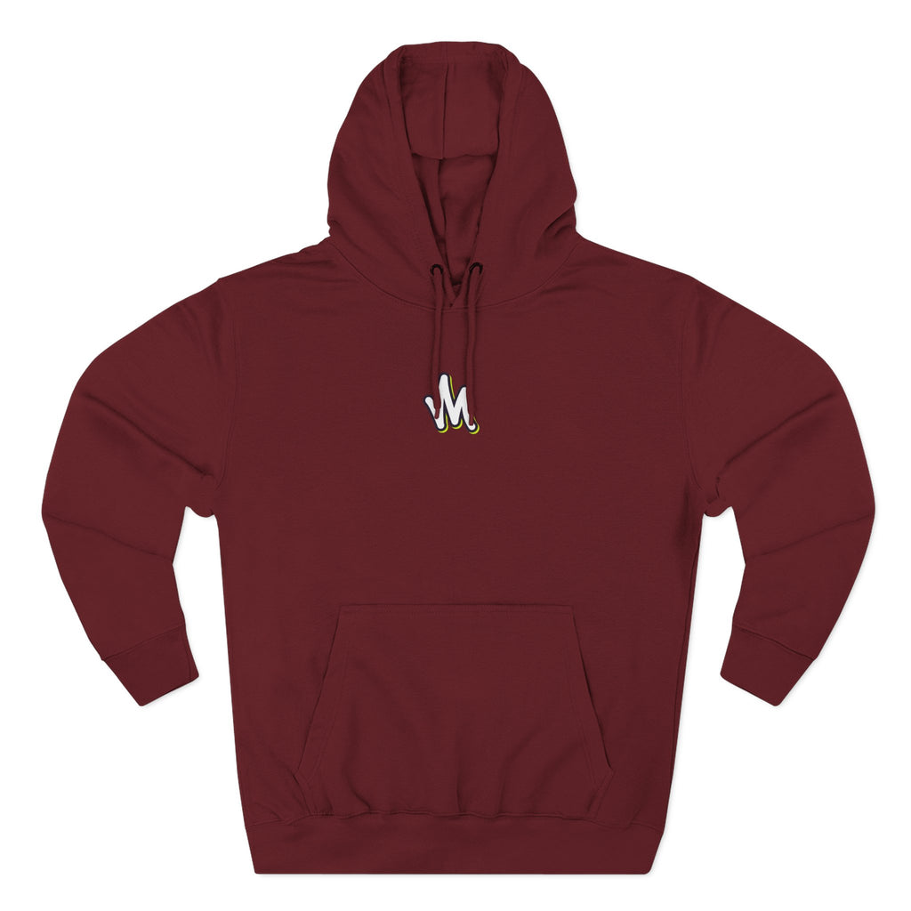 Minimal Monogram Hoodie —  Fleece Pullover with Mizzi Logo
