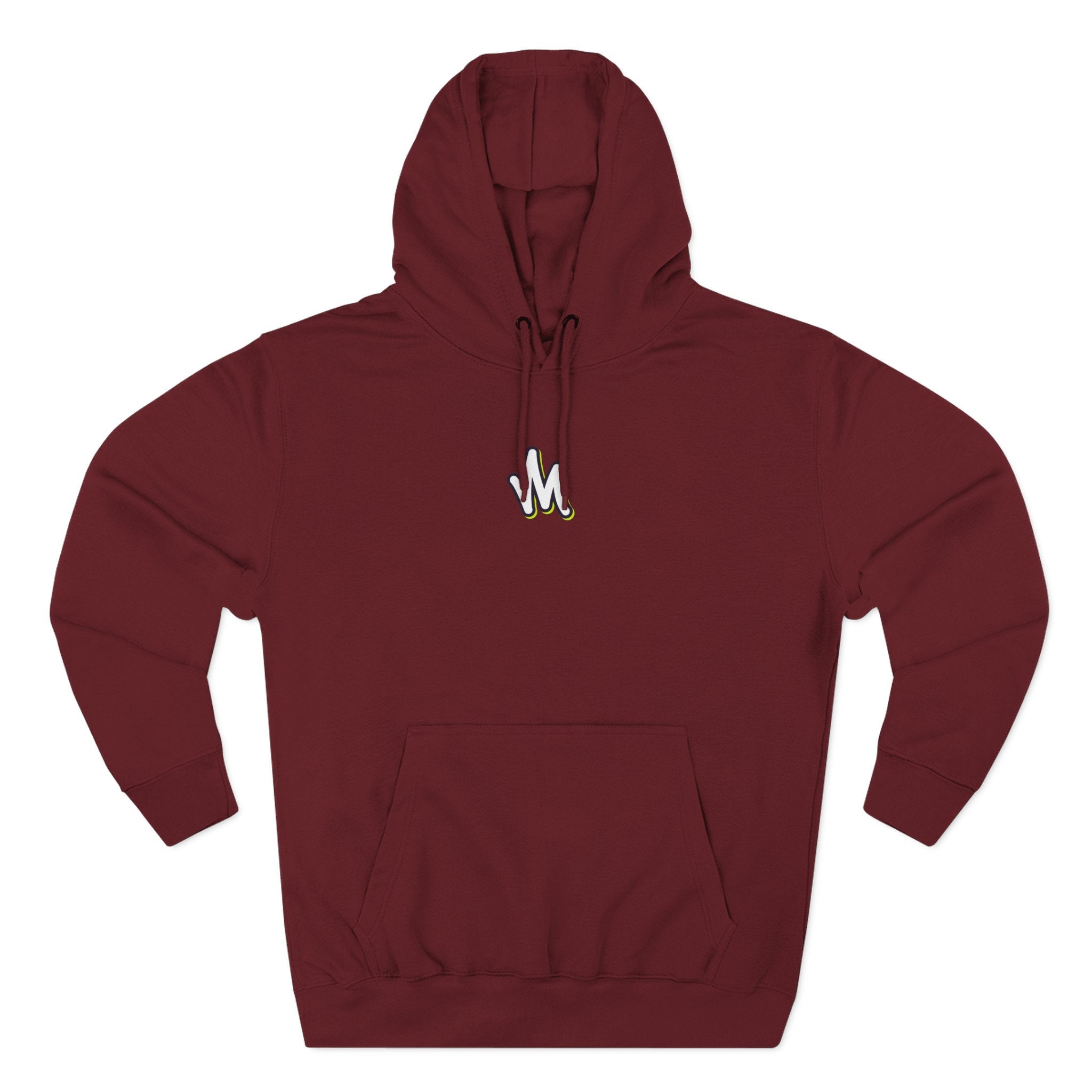 Minimal Monogram Hoodie —  Fleece Pullover with Mizzi Logo