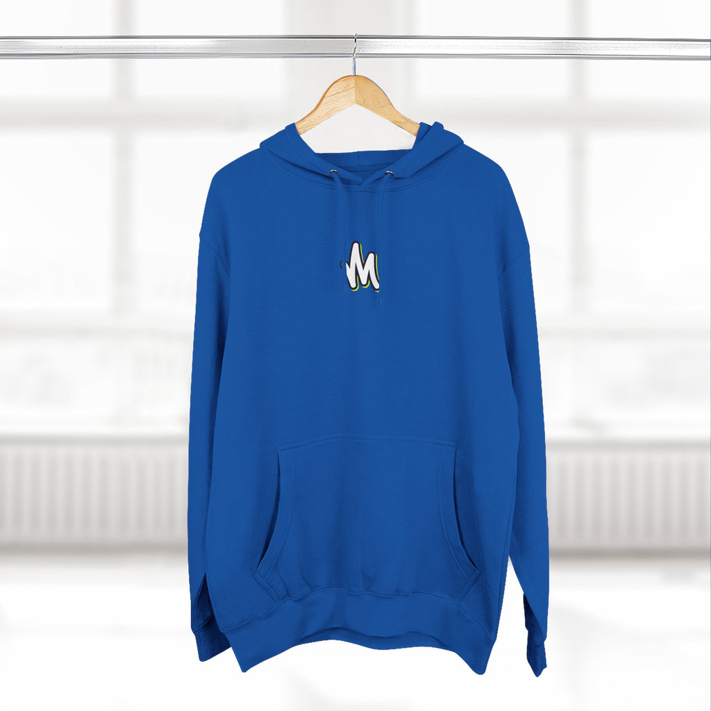 Minimal Monogram Hoodie —  Fleece Pullover with Mizzi Logo