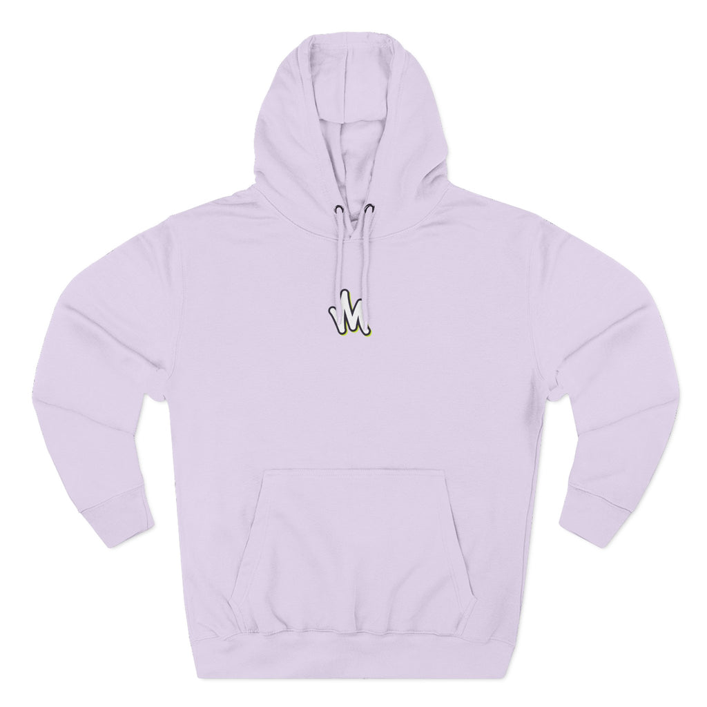 Minimal Monogram Hoodie —  Fleece Pullover with Mizzi Logo