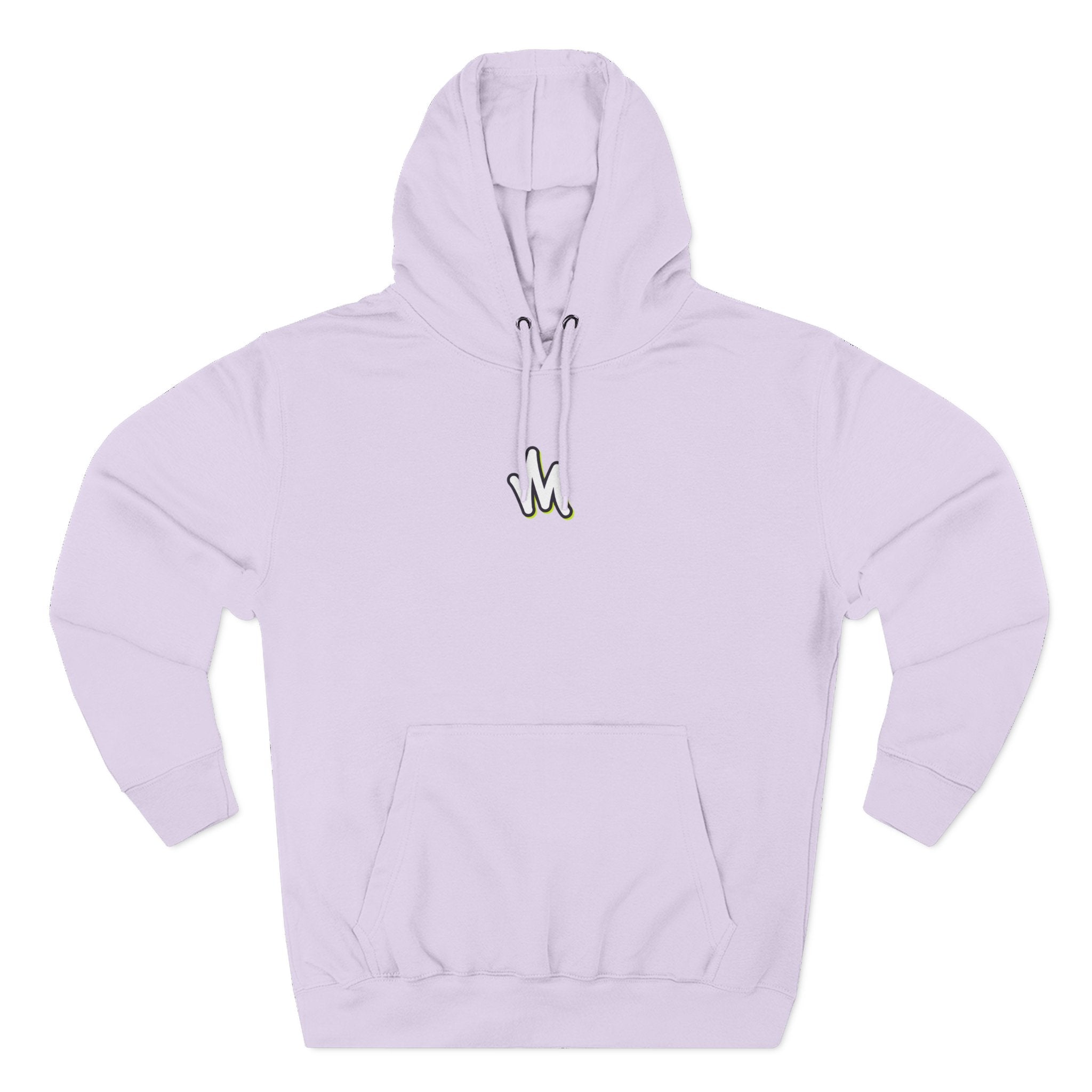 Minimal Monogram Hoodie —  Fleece Pullover with Mizzi Logo