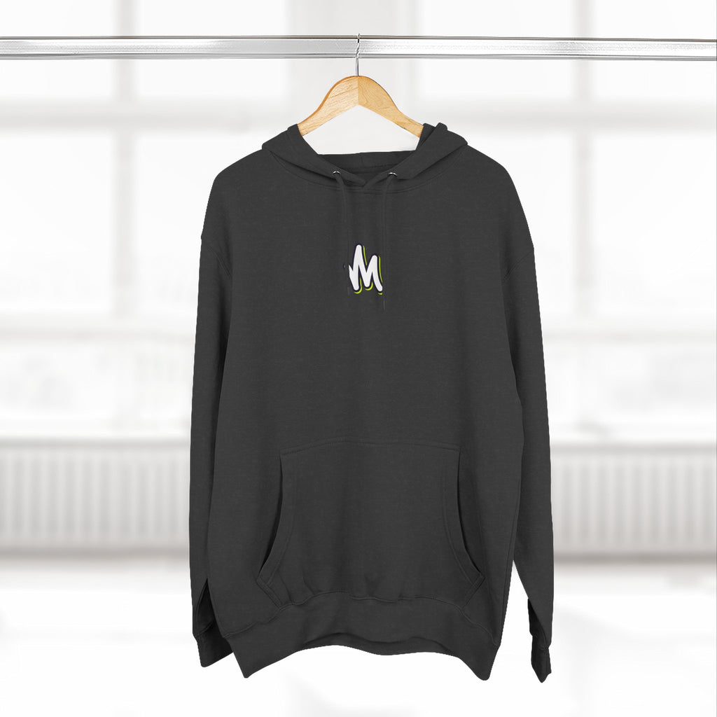Minimal Monogram Hoodie —  Fleece Pullover with Mizzi Logo
