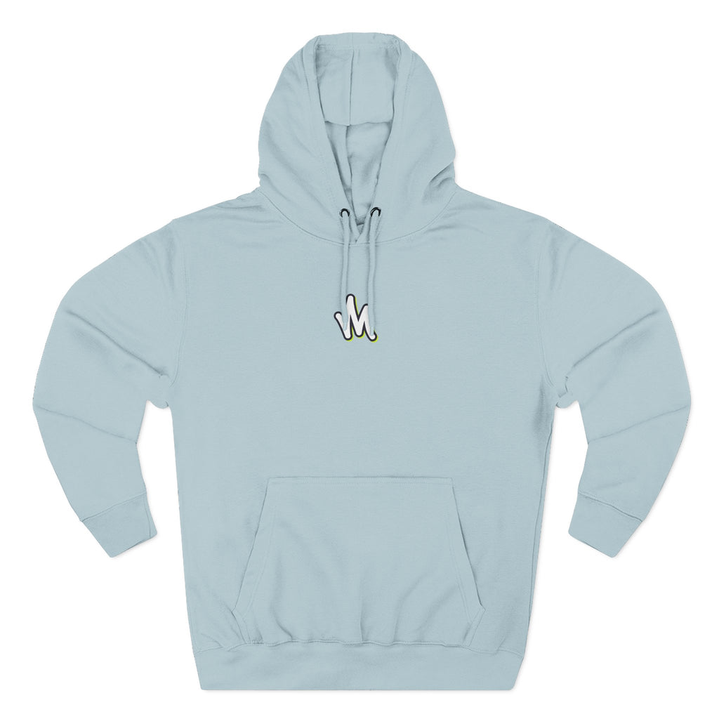 Minimal Monogram Hoodie —  Fleece Pullover with Mizzi Logo