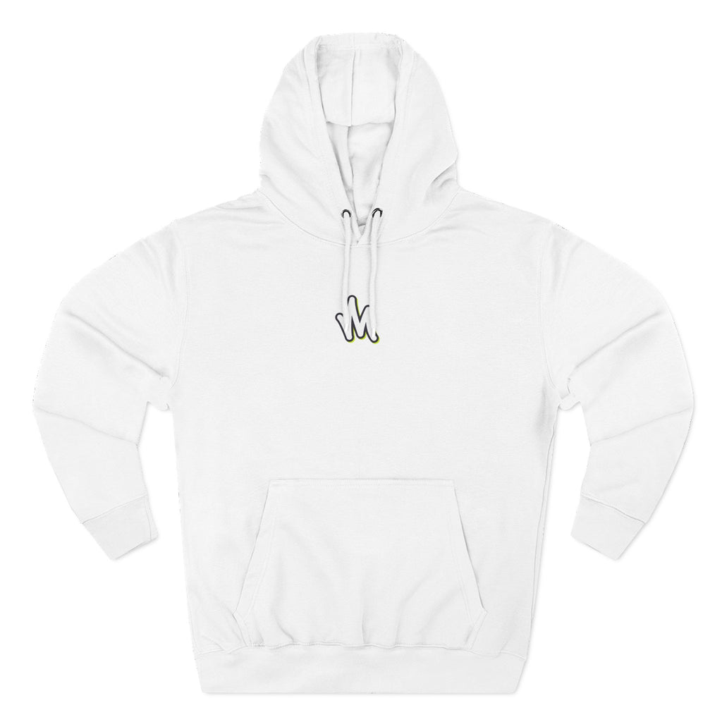 Minimal Monogram Hoodie —  Fleece Pullover with Mizzi Logo