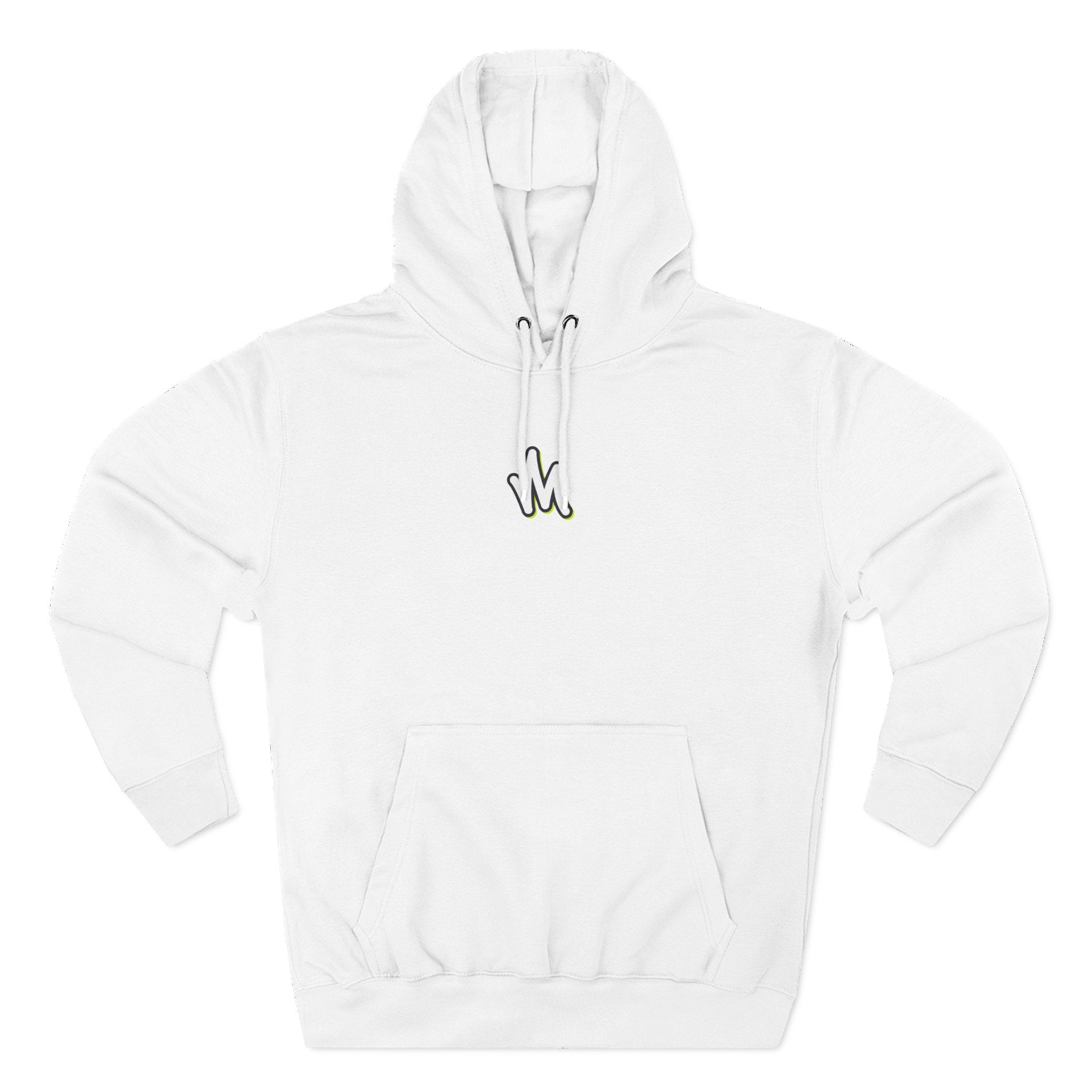 Minimal Monogram Hoodie —  Fleece Pullover with Mizzi Logo